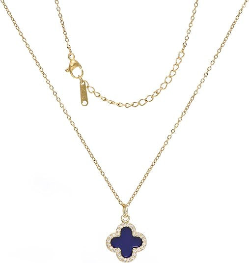 Gold Plated Four Leaf necklace