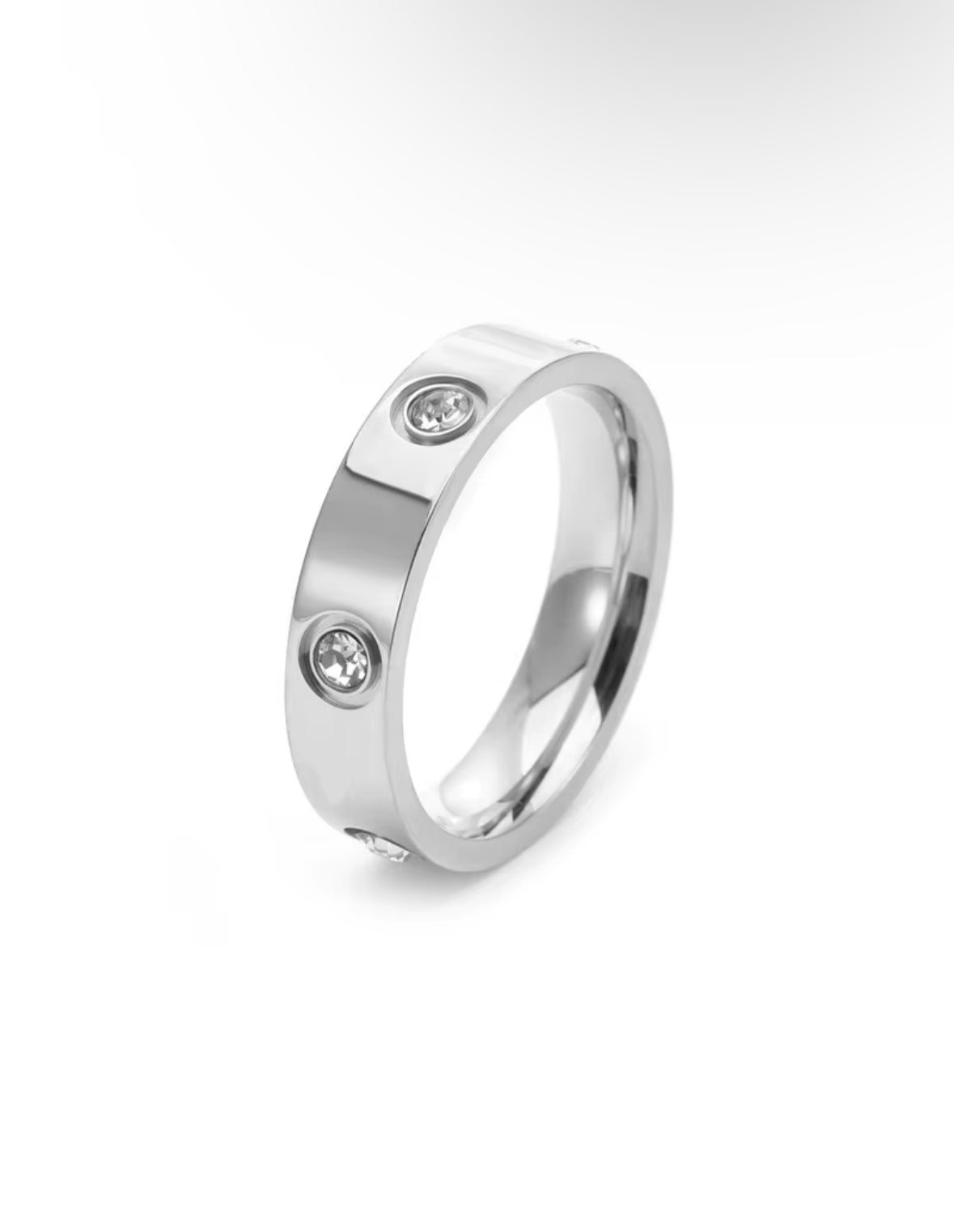 Love Style Diamond Band Ring
