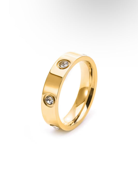Love Style Diamond Band Ring